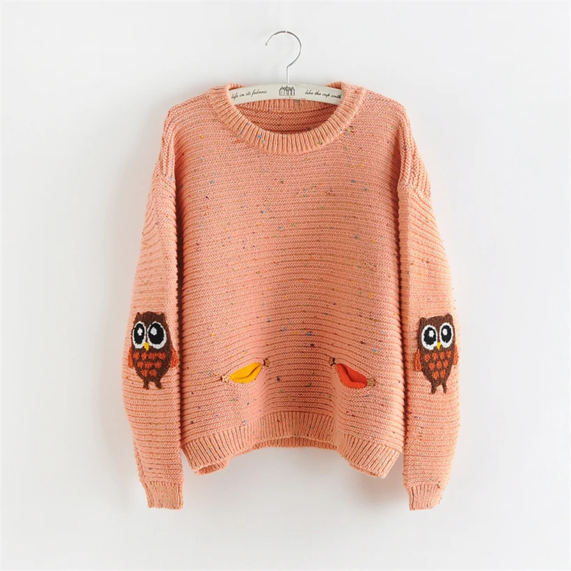 owl sweater womens