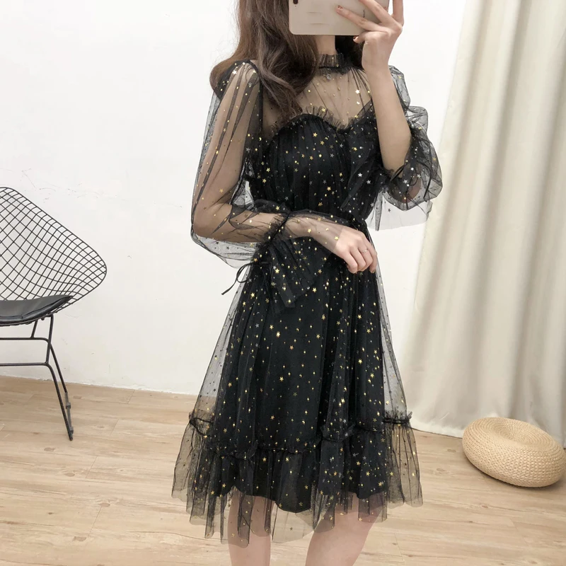 winter sequin dress