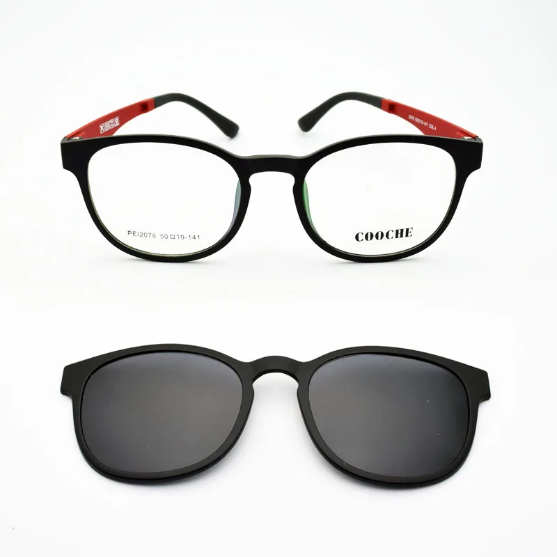 eyeglass frames with clip on sunglasses