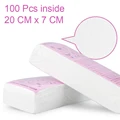 100pcs Removal Nonwoven Body Cloth Hair Remove Wax Paper Rolls High Quality Hair Removal Epilator Wax Strip Paper Roll Dropship preview-4