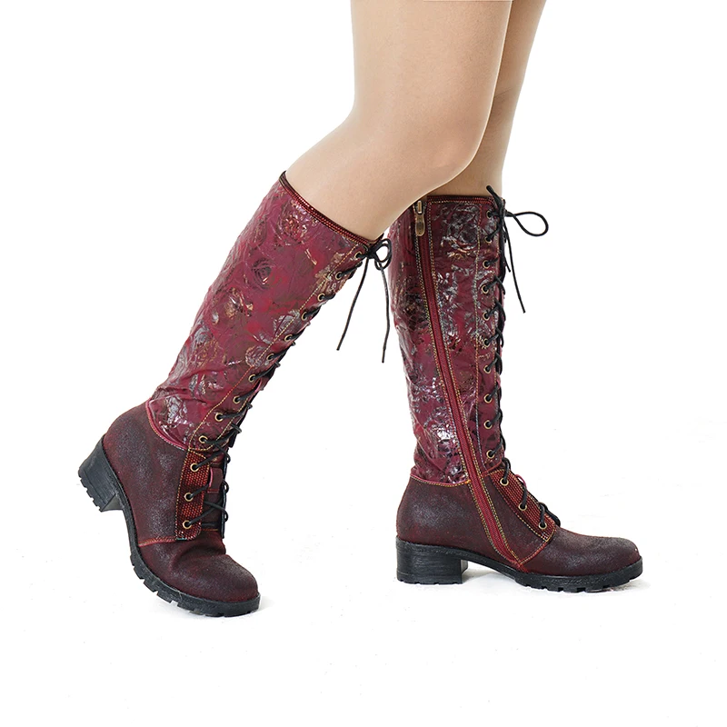 womens boots with ties