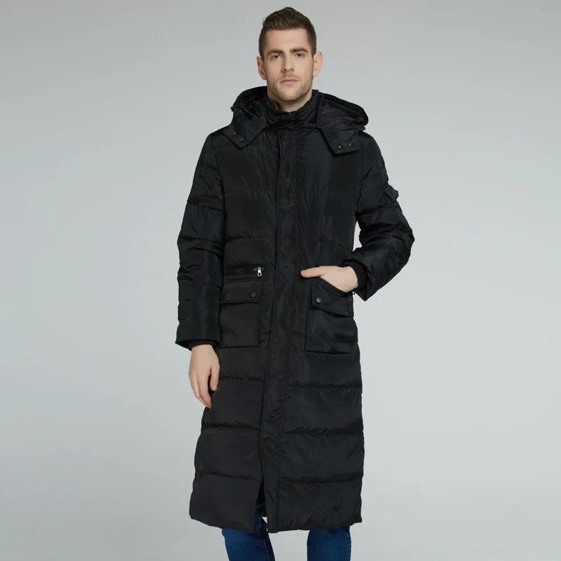 mens long coat down