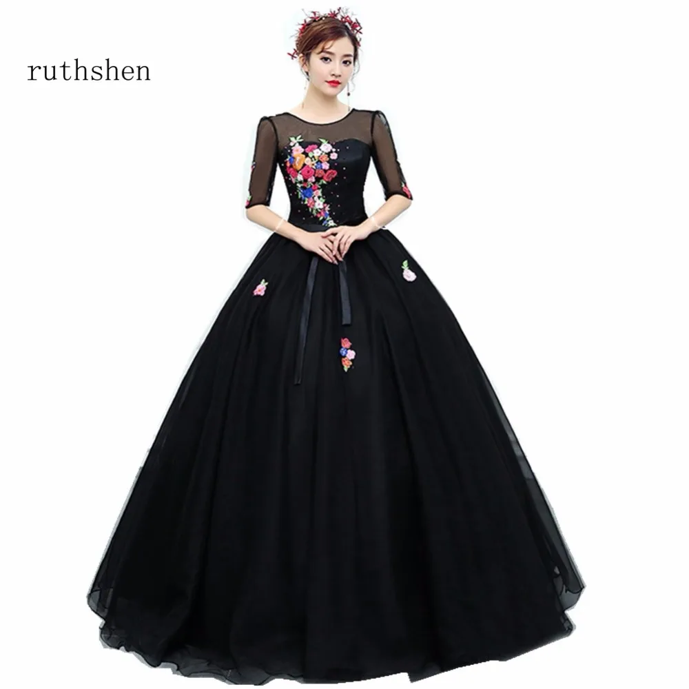 ruthshen Black Prom Dresses 2020 