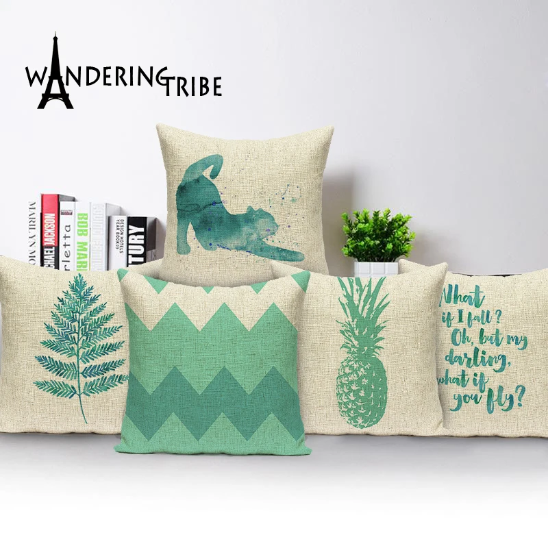 botanical cushions