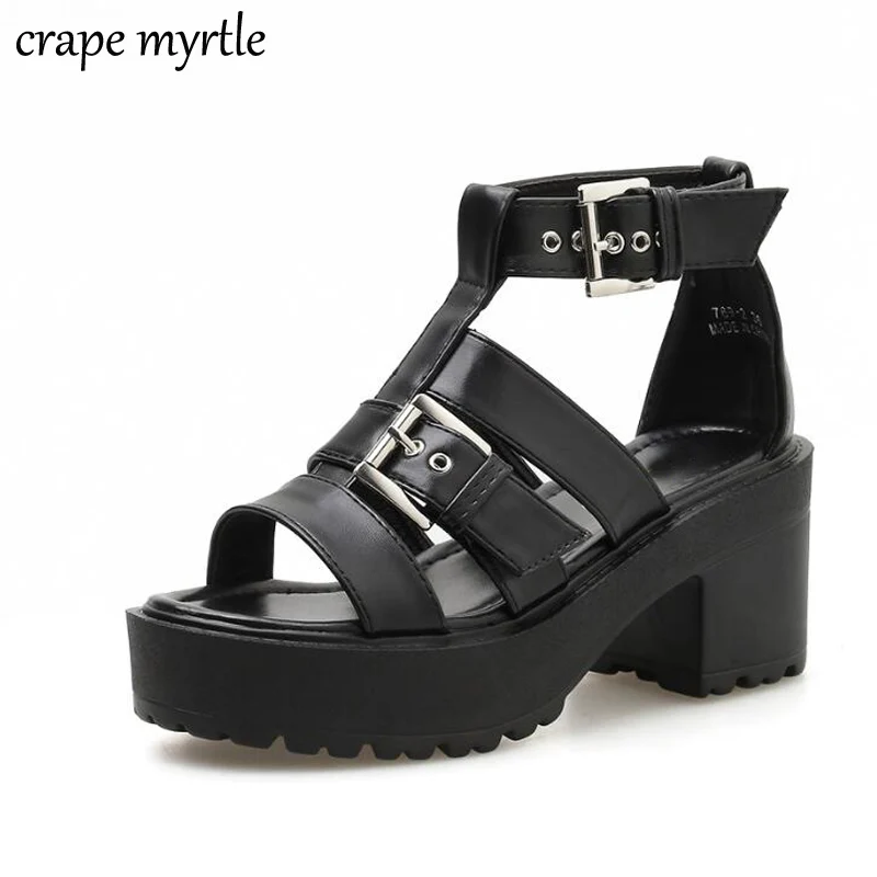 comfortable chunky sandals