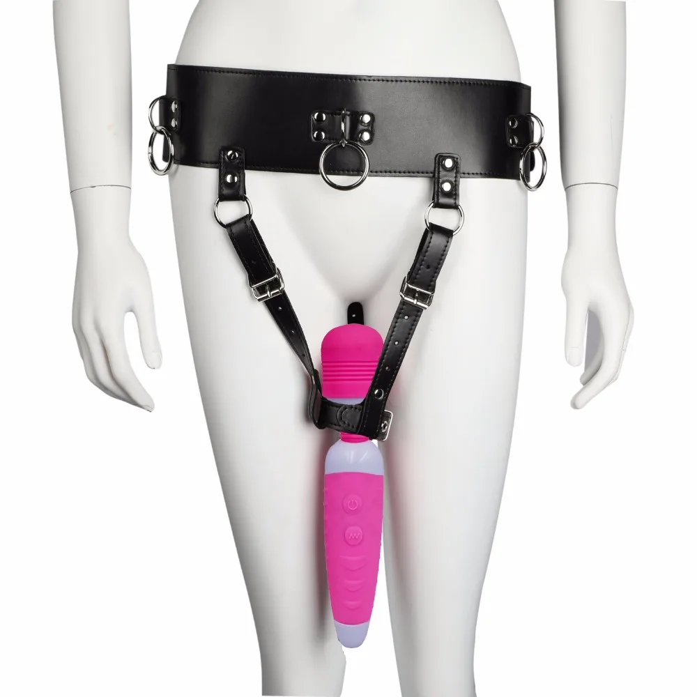 Купить Секс товары | Sex Strapon BDSM Bondage Restraints Harness Belt Women  Chastity Belt 12 Speeds Charging AV Wand Vibrator Sex Toys for Woman Girl