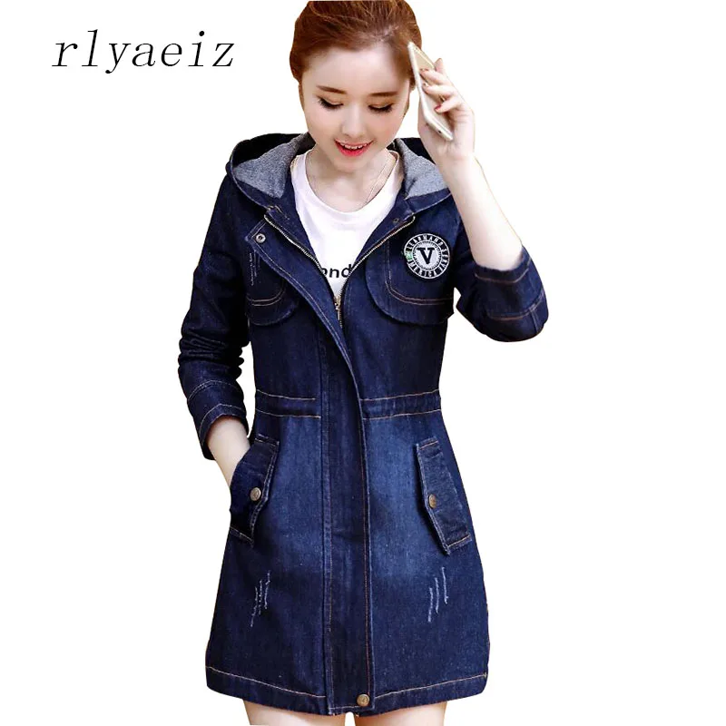 women's denim coats & jackets with zipper