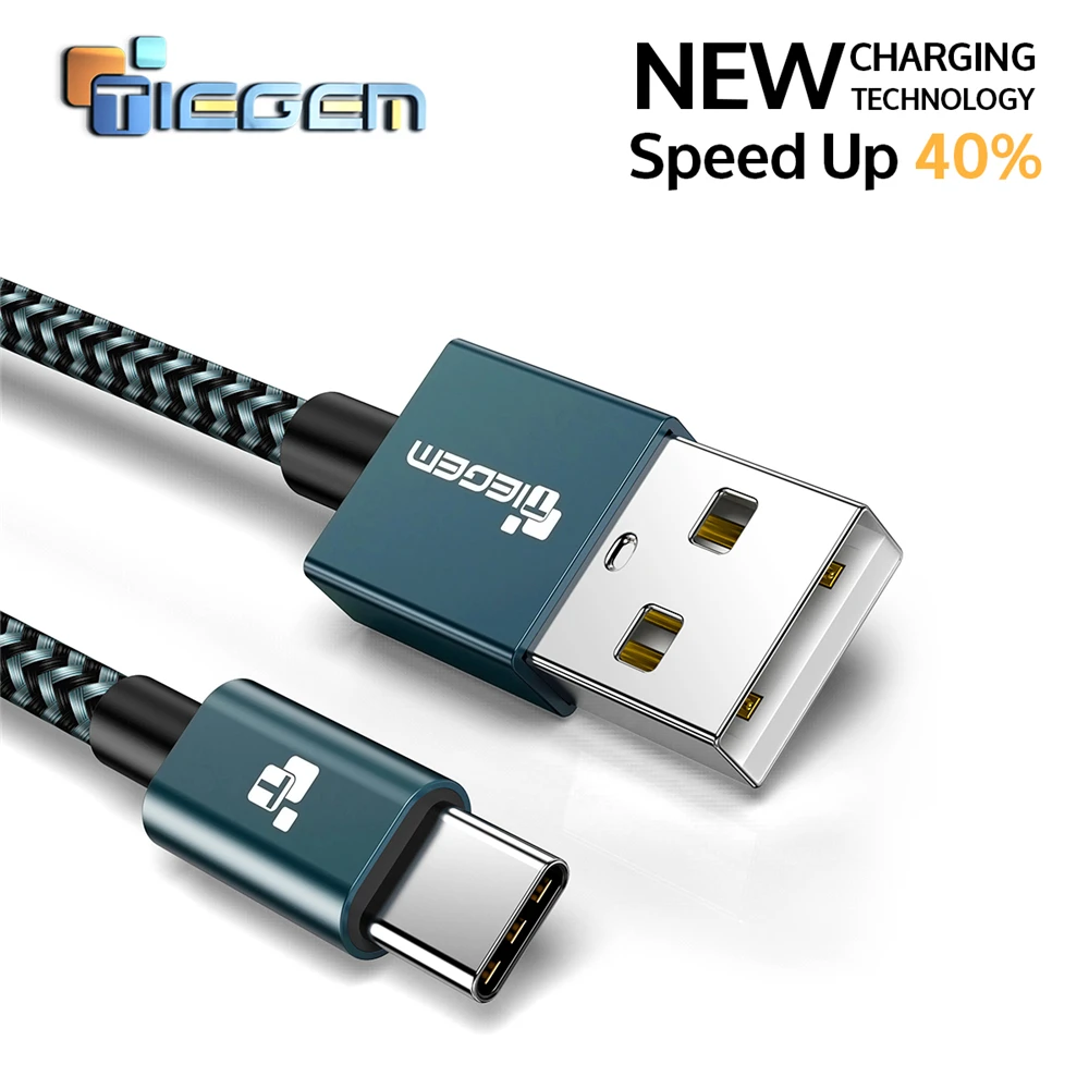 Tiegem usb c cable type c cable Fast Charging Data Cord Charger usb cable c For Samsung s21 s20 A51 xiaomi mi 10 redmi note 9s 8-animated-img