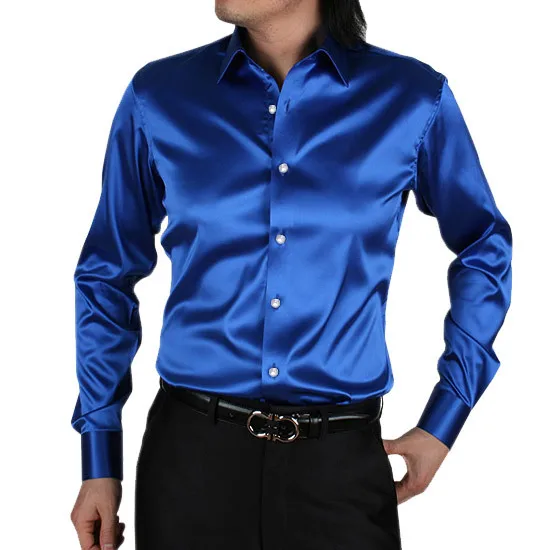 Electric blue shirt mens Clearance