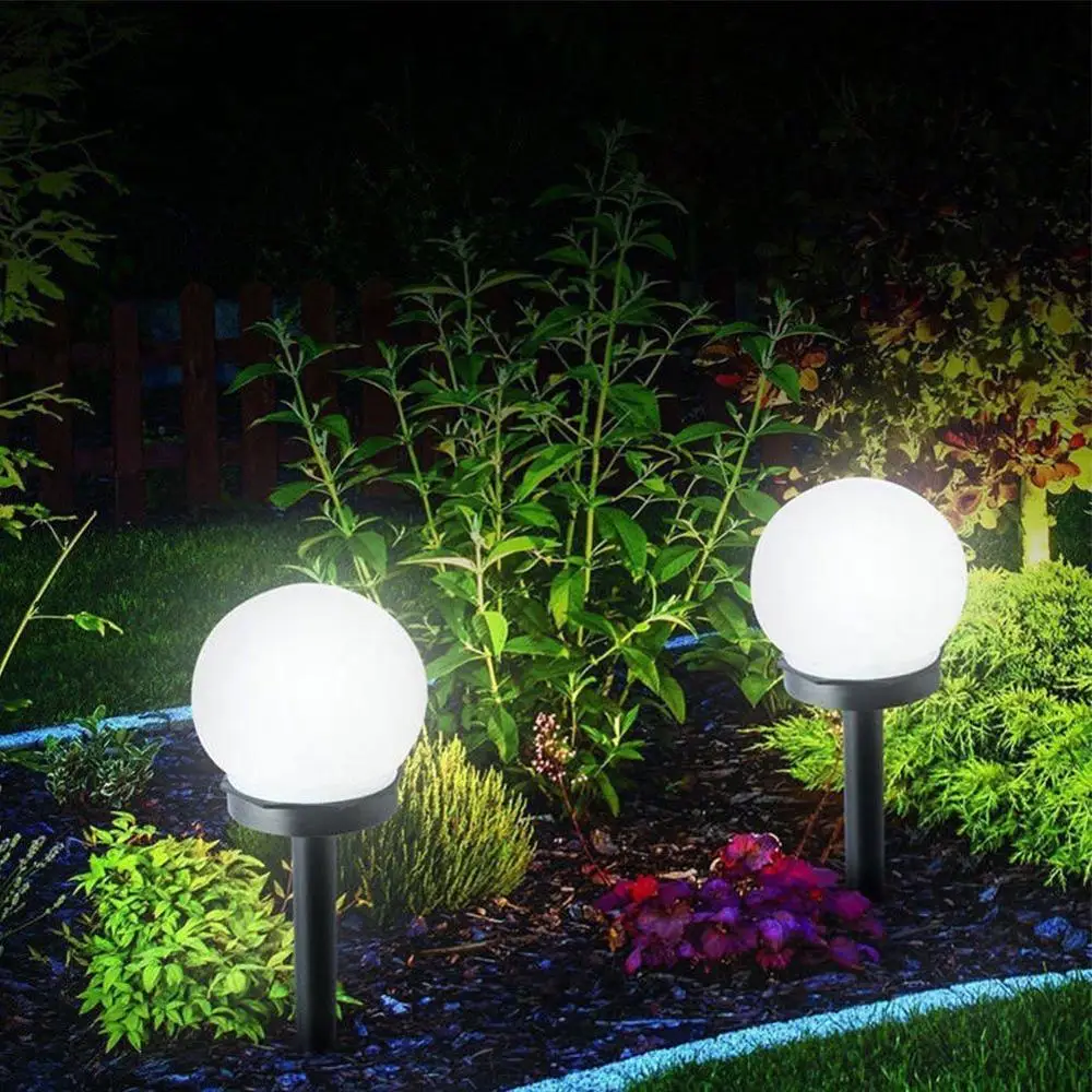 large garden solar balls