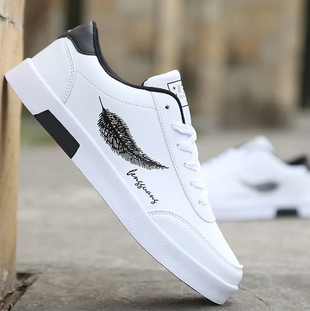 Men White shoes new fashion casual 