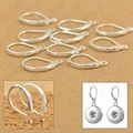 100PCS Earrings Jewelry Components 925 Sterling Silver Handmade Beadings Findings Earring Leverback Earwire Clasps&Hoo preview-1