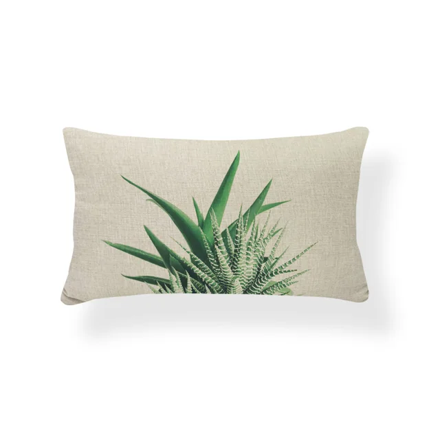 shot Expect it gain קנו טקסטיל לבית | Tropical Plants Cushion Covers Cactus Pillow Cushion Aloe  Vera Floor Decor Home Pillow With Cover Bird Green 30x50cm Polyester