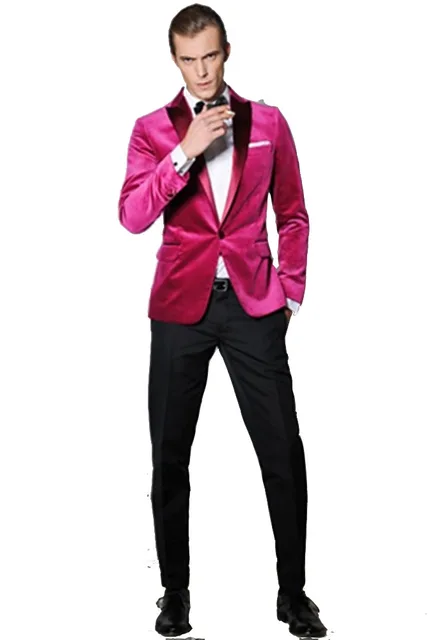 hot pink tuxedo jacket