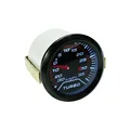 2" 52mm Turbo Boost Gauge PSI Smoke Dial White Light Interior Dash Gauge Car Meter BX100956 preview-4