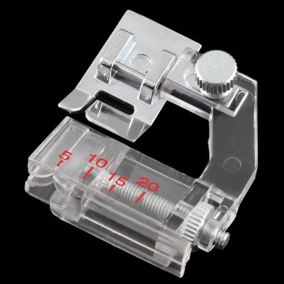 Adjustable Bias Tape Binding Foot Snap On Presser Foot 6290 For