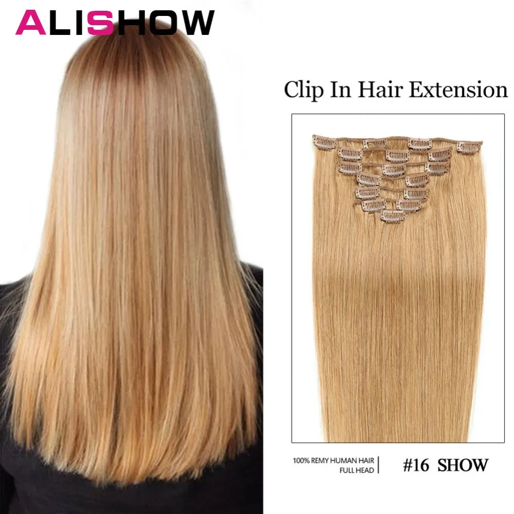 human hair clip on extension