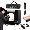 CY 60*60cm LED Photo Studio light tent Softbox Shooting Light Tent Soft Box + Portable Bag + AC Adapter for Jewelry Toys Shoting