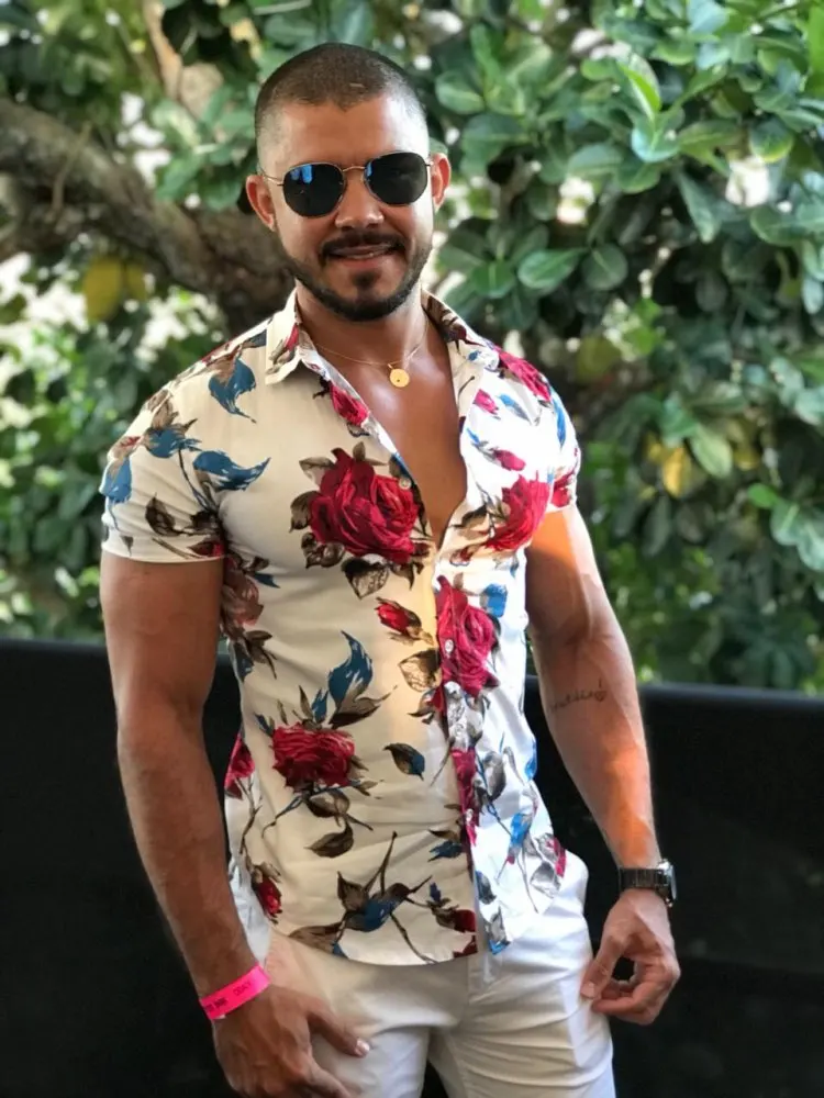 Flower shirt for man Clearance