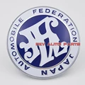 Free Shipping! Universal Blue Color JDM Car Front Grille JAF Emblem Badge preview-4