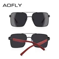 AOFLY BRAND DESIGN Polarized Sunglasses Men Driving Square Metal Frame Men's Glasses Male Eyewear Goggles UV400 Gafas AF8181 preview-3