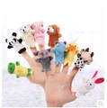 10 pcs =1lot Cartoon Biological Animal Finger Puppet Plush Toys Child Baby Favor Dolls For Children preview-1