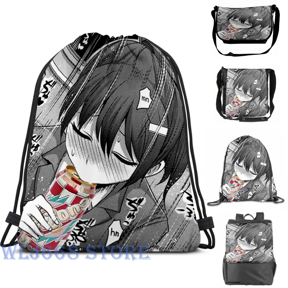 Купить Мужские сумки | Funny graphic print shoulder Bags women Lewd Anime  tea Single shoulder backpack travel for men Gym Bag