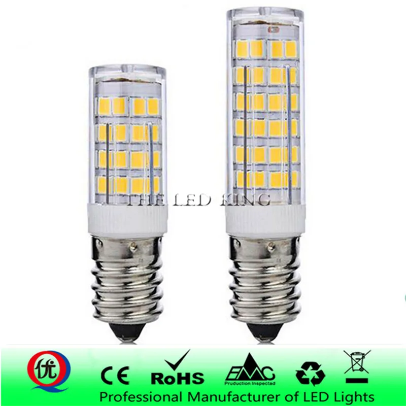E14 LED Light Bulb 7W 9W 12W 220V 230V SMD Ceramic Lamp replace 30w 40w 50w Halogen for Candle Crystal Chandelier refrigerator