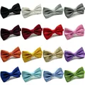 20Colors Fashion Bow Ties For Men Bowtie Tuxedo Classic Solid Color Wedding Party Butterfly Cravat Brand corbatas para hombre
