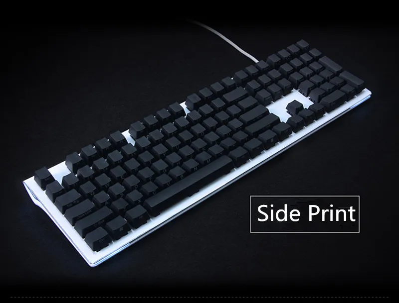 black and white gaming keyboard