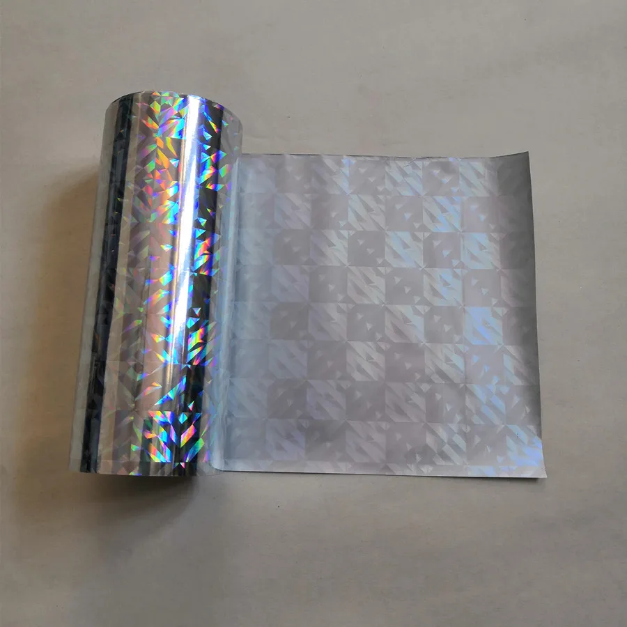 Foil Paper 19.3cmx5m Holographic Heat Transfer Foil Roll Hot Stamping Foil  Paper