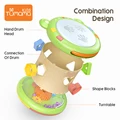 Tumama Baby Music Toys Hand Drums Children Musical Instruments Pat Drum Baby Toys 6-12 Months Educational Toys  Children Kids preview-2