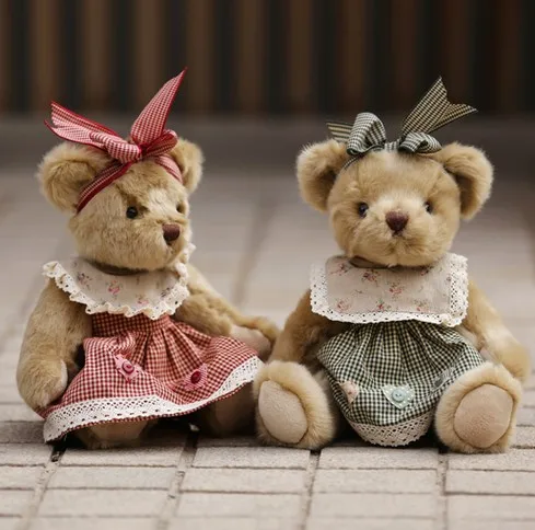 cute retro Teddy Bear Plush Toys Plush 