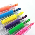 ZGTGLAD 1Pc Random Color Syringe Highlighter Pen Plastic School Office Nurse Doctor Student Novelty Christmas Party Gifts Favors preview-6