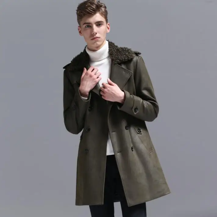 high collar trench coat mens