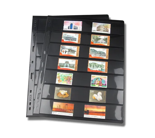 Postage Stamps Album 20 Pages 500 Units Handmade Stamp Collecting
