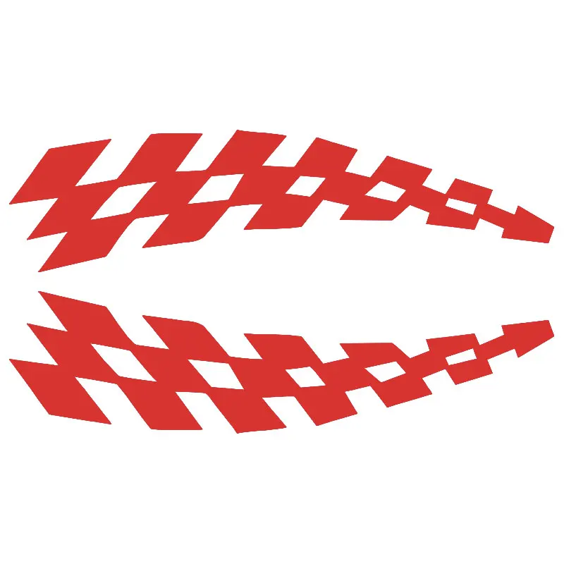 motorcycle stripe arrow reflective stickers safety