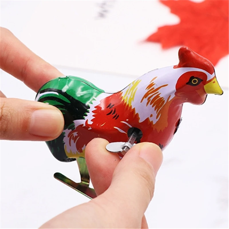 tin chicken toy