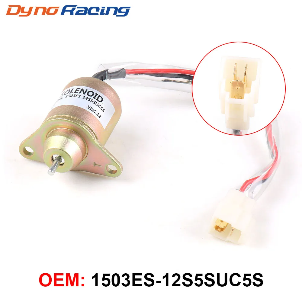 119653-77950 119285-77950 SA-4562T SA-5213 12V Fuel Shutoff Solenoid Valve For Yanmar 1503ES-12S5SUC5S-animated-img