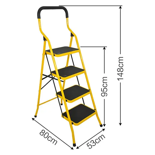 foldable 4 step ladder