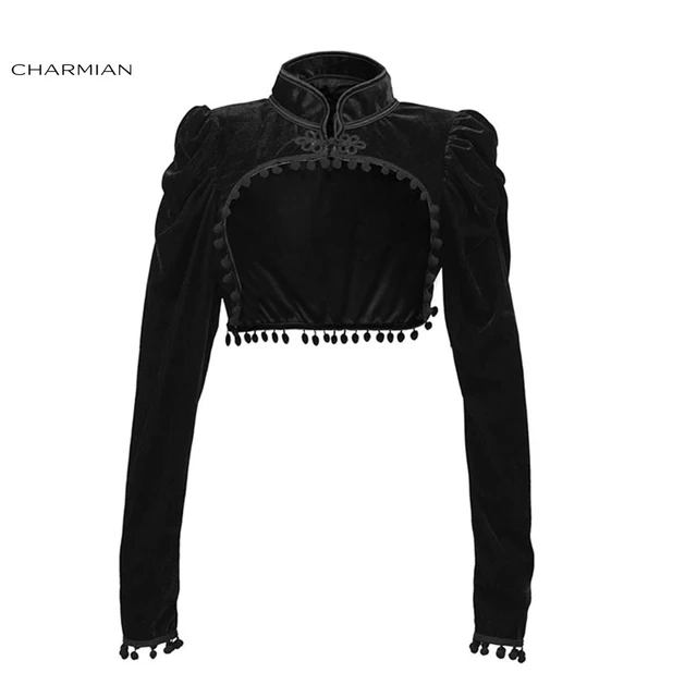 Charmian Women's Medieval Gothic Black 