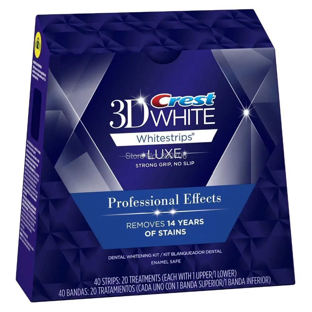 crest 3d white professional effects whitestrips kit