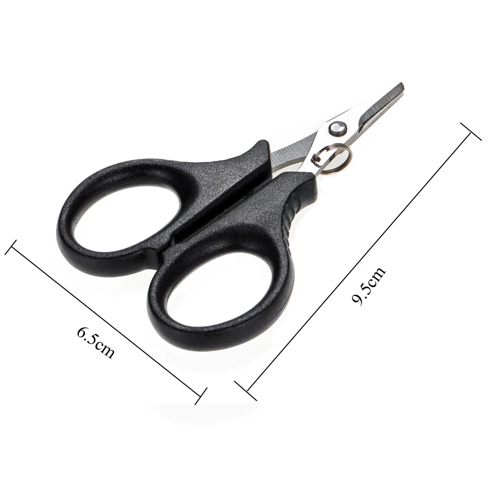 ALASICKA 1PCS Stainless Steel Fishing Scissor Portable Scissor Plier Cut PE  Line Braid Line Cutter Plies Carp Fishing Tools