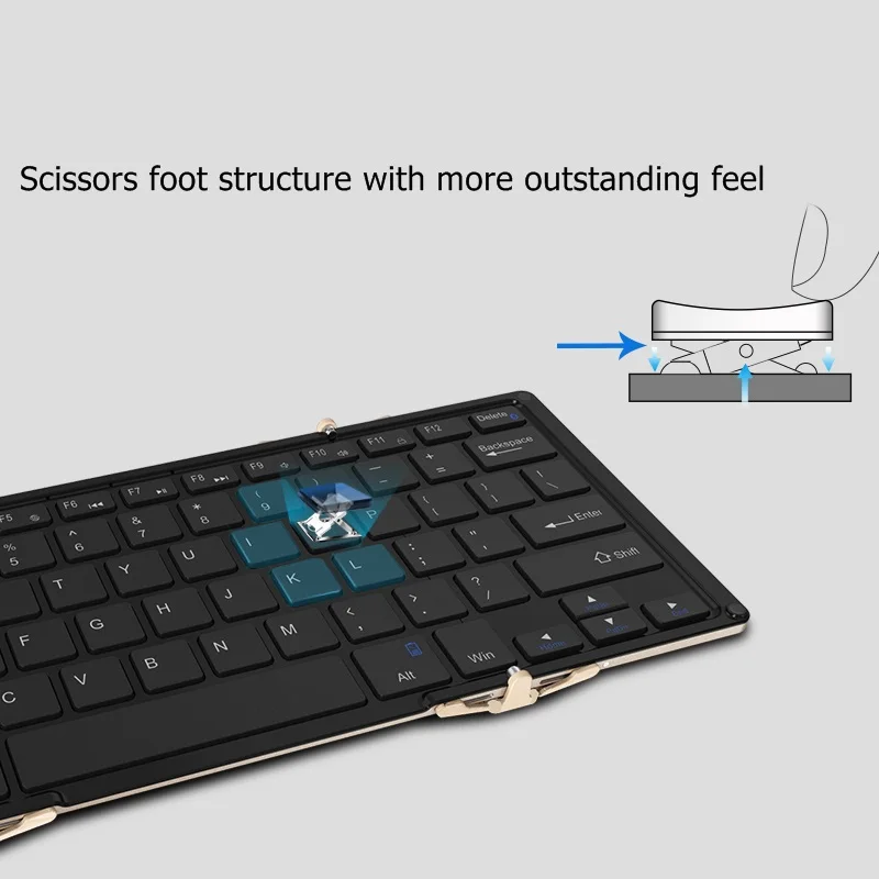 bow foldable keyboard