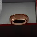 Never Fading Rose Gold Color 6mm Band Rings For Women Men Wedding Lovers Alliance Fine Jewelry preview-2