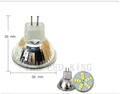 10pcs/lot Super Bright Dimmable MR11 5730SMD 7 12 15led 3w 5w 7w Spotlight Bulb lamp GU4 AC/DC 12V - 24v Glass preview-3