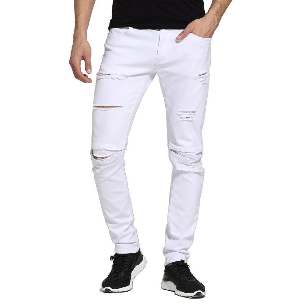 white jeans slim