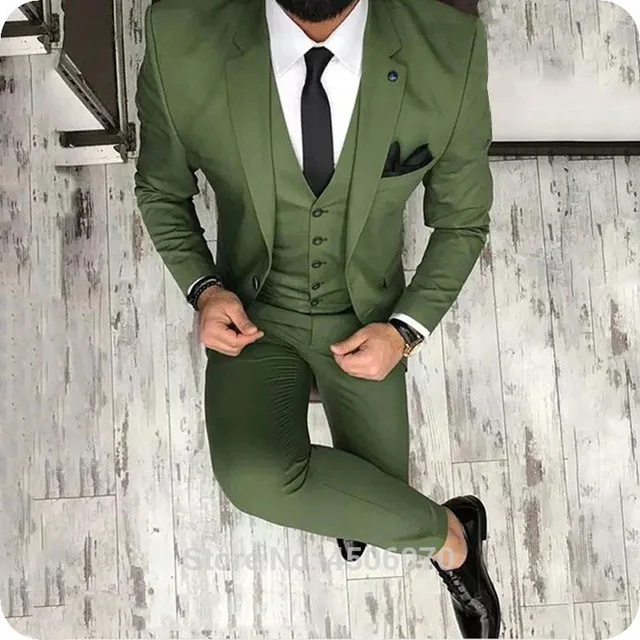 Red Men Suits Business Wedding Suits 