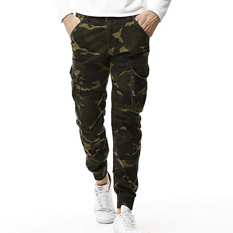 cropped camo trousers