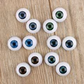 1Pair 20/22/24mm Reborn Doll Baby Realistic Half Round Hollow Back Fake Eyes Eyeballs DIY Mask Doll Bear Animal Making Doll Toys